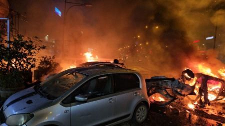 صور وفيديو : اضرار جسيمة بفعل صورايخ وصلت من لبنان وغزة